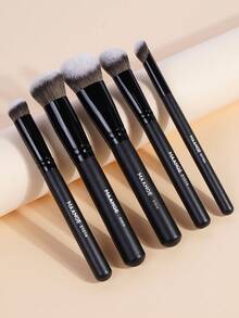 MAANGE 5/8/11pcs Professional Makeup Brush Set,Includes Powder Brush, Blush Brush,Concealer Brush,Contour Brush,Nose Brush,Foundation Brush,Detail Brush,Face Brush,Eyeshadow Brush,Eyebrow Brush, Suitable For Daily Facial Makeup,Giveaways,Complete Makeup Set - Black - View 6