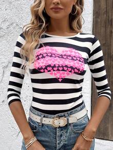 TAD Women T-Shirts - Black and White - View 1