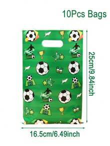 10/25/50pcs Football Gift Packaging Bags/Candy Bags, Football Party Gift Bags, Football Theme Gift Bags, Football Gifts, Football Birthday Gift Packaging, Birthday Decorations, Party Favor Packaging Supplies, Baby Shower Gifts - Football - View 7
