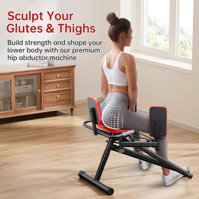 Trainer For Home Gym | Glute And Thigh Exercise Equipment, Which Can Shape The Lines Of The Inner And Outer Thighs. It Is A Glute Trainer Specially Designed For Women, A Leg Trainer, And A Hip-Lifting Training Device For Glute Exercises.