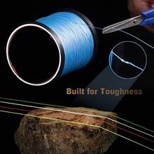 Braided Fishing Line - Pro Grade Power Performance For Saltwater Or Freshwater Fish - Colored Fishing Line Braid For Extra Visibility