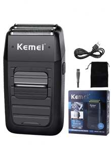 Kemei Kemei KM-1102 Best-Selling Men's Electric Shaver, A Men's Dry And Wet Dual-Use Shaver, USB Rechargeable Shaver, Beard Razor, Facial Care, Bald Head Hair Clipper, Suitable For Daily Use