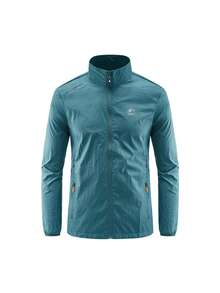 Men's UV+ Sun Protection Jacket - Breathable, Waterproof And Ultra Lightweight For Outdoor Sports - Mint Blue - View 1