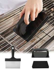 1Pc Grill Cleaning Bricks,With Heat Resistant Handle,Pumice Griddle Cleaning Stone,Multifunctional Stain And Oil Cleaning Brush That Can Be Cut,Removing Stains For BBQ,Swimming Pool,Sink,Suitable For Stoves,Sinks,Tableware,Frying Pans,BBQ Net Cleaning,Kitchen,Bathroom,Home,Household Supplies Christmas For Holiday Gift Giving