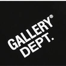 GALLERY D-EPT T-Shirt Car Letter Short Sleeve Men And Women High Street Half Sleeve Car Print Round Neck Loose Men's Tops Round Neck Casual Short Sleeve - 黑色 - 查看 4