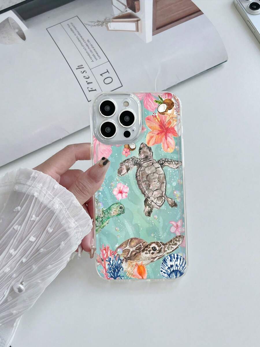 1个透明TPU海龟/海龟海洋元素图案防震手机壳,兼容苹果/配套手机壳/趣味手机壳/安卓手机壳/手机壳/手机壳/兼容OPPO手机壳,兼容Galaxy A51 4G/兼容Galaxy A52/A52s 5G/兼容Galaxy S23 Ultra/兼容Galaxy A13 4G/兼容Galaxy A12/兼容Galaxy S22 Ultra/兼容OPPO A54/兼容Galaxy A54/16 15 14 13 12 11 Pro Max/兼容Galaxy A04E/兼容Galaxy A05S/兼容Galaxy A34/兼容Galaxy S24 Ultra 5G/兼容Redmi Note 13/兼容Galaxy A14/兼容Galaxy A32 4G国际版,不是国内版 - 彩色 - 查看 1