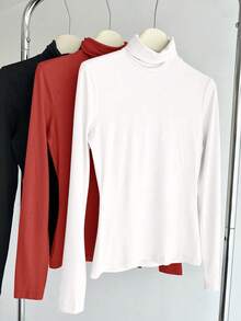 Women Tops - Black Red White - View 2