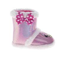 Disney Girls' Booties Warm, Fluffy, And Fun House Slippers (Toddler / Little Kid) - Hồng - Xem 2