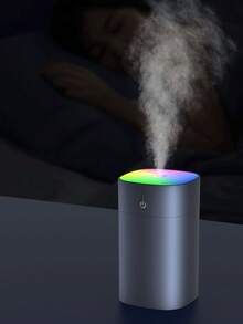 New Compact Colorful Mist Humidifier, USB Powered Quiet Operation, Integrated Aroma Diffuser, Suitable For Home Desktop And Car, Effectively Humidifies And Purifies Air, Compact And Portable Design