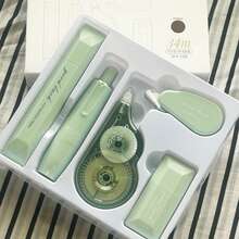 5pcs Ombre Correction Tape Set, Chic & High-Quality School & Office Supplies, Student Correcting Tapes - Multicolor - View 7