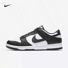 1 双 Nike Dunk Low Panda 休闲运动鞋，经典运动风格，耐用轻便，女式低帮滑板鞋 DD1503-101 - 黑與白 - 查看 2