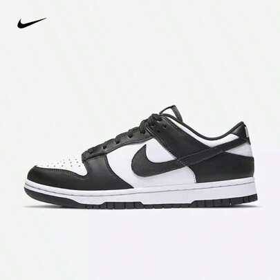  1 双 Nike Dunk Low Panda 休闲运动鞋，经典运动风格，耐用轻便，女式低帮滑板鞋 DD1503-101