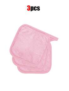 12pcs Makeup Remover Pads, Edged Design, Reusable, Soft & Moisturizing Cleansing Wipes, 6/3/1 Pcs Set - Multicolor - View 8