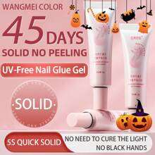 5秒速干指甲胶，无需UV/LED灯，半固态凝胶指甲胶，升级配方，DIY居家美甲美足 - 無色 - 查看 11