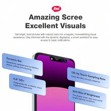 itel A70 256GB+4GB，6.6英寸高清+超窄底框+侧指纹+旗舰复合板外观，5000mAh长续航+Type-C 10W快充 - 藍色 - 查看 4