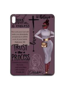 Faith Inspired IPad 保护套 | 时尚插图印花黑色 TPU 耐用保护套，适合日常办公和学习，黑色 IPad 保护套，探索者的首选，可作为情人节、新年、生日、毕业典礼的礼物，兼容 iPad Mini 5th/iPad Mini 6/iPad Air/iPad Air 2/iPad Mini 4/iPad 9.7 英寸 2018/iPad 10.2 第 7 代 2019/iPad Air 10.5 英寸 2019/iPad Pro 11 英寸 2020/iPad Air 10.9 英寸 2020/iPad 10.2 第 8 代 2021/iPad Air 第 5 代 - 彩色 - 查看 9