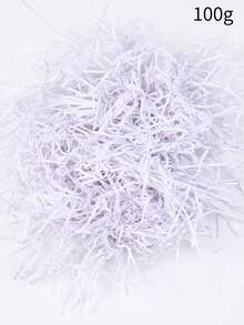 10 جرام / 50 جرام / 100 جرام من حشو الهدايا من ورق الرافيا المقطع لتعبئة وتغليف صناديق الهدايا لأعياد الميلاد والزفاف والكريسماس وحفلات الخطوبة والديكور والمستلزمات المكتبية - متعدد الألوان - مشاهدة 15