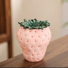 1个带盖陶瓷草莓烟灰缸，防风防灰，适用于家居办公装饰、收纳整理，亦可作为促销礼品。 - 彩色 - 查看 13