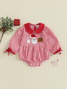 Baby Girls Bodysuits - Red - View 6