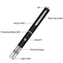 1pc Multi-Color Laser Pointer Pen, Versatile Laser Pointer, Cat Dog Pet Toy, LED Night Light With Steel Clip, Suitable For Pet Indoor Training, Chasing Toys, Presentation Pointer, File Demonstration