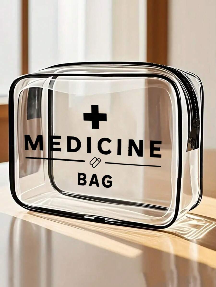 新款透明医用包 - 透明洗漱包、医用包、旅行必备品、拉链便携式旅行洗漱包、沙滩透明PVC洗漱包、防水收纳包、透明收纳包、带数据线和USB接口的收纳包、机场航空标准PVC化妆包,适用于存放药品、医疗包等。适用于假期、返校季、学校应急包、旅行急救包等。 - 彩色 - 查看 1
