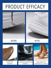 60ml/50ml Shoe Repair Glue, Gentle Bonding Durable Invisible Everyday Shoe Glue, Strong Shoe Adhesive For Leather, Rubber, Ceramic, Glass, Plastic Shoe Sole Repair, Fast Curing