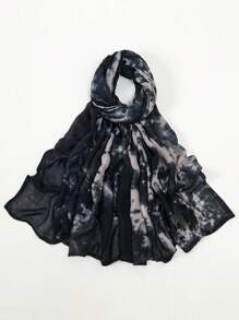 1 Pc Women Multi-Color Gradient Headscarf, Soft Modal Scarf, Versatile Elegant Fashion Wrap, Suitable For Daily Gatherings In Multiple Occasions, Scarves, Jersey Hijabs - Multicolor - View 28