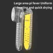 Essiccatore di scarpe alimentato a USB, asciugatore con tre velocità e timer, deodorante per scarpe, essiccatore di scarpe pieghevole intelligente, senza batteria, adatto per Ognissanti, Natale, asciugatura di scarpe calde per adulti, adatto per stivali e scarpe