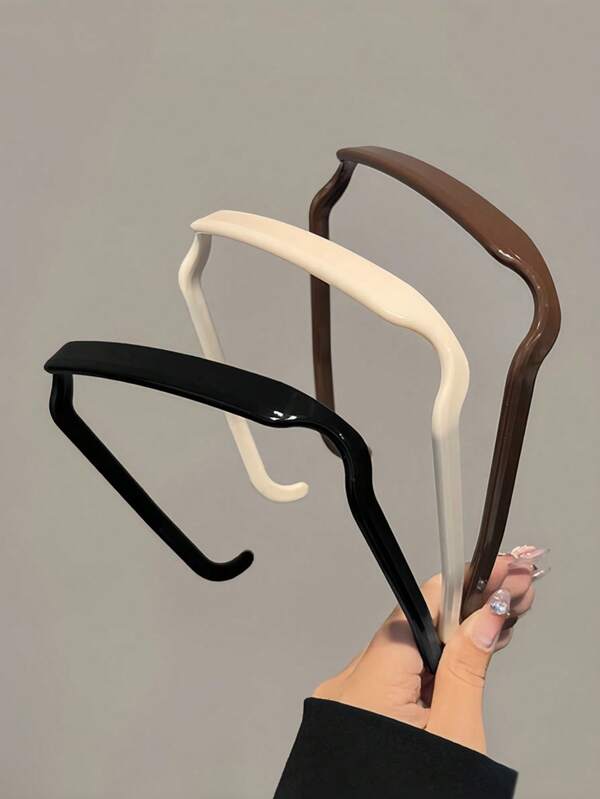1pc/3pcs Women's Minimalist Elegant Headband, Fashion Simple Sunglasses Headband, Women's Niche Design Elegant Headpiece, Versatile Hair Accessory Suitable For Daily, Commute, Holidays, Parties, Vacation, Hair Band, Hair Hoop, Hairband For Women, Autumn Outfits