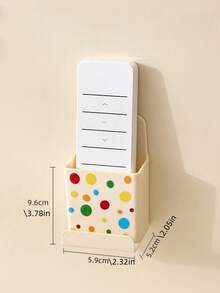 1pc Magnetic Air Conditioner/TV Remote Control Wall Mount Holder Storage Box - Multicolor - View 5