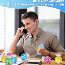 1/2/6/12/36 PIEZAS Pelotas antiestrés Fidget, juguetes antiestrés Squeeze Balls para niños y niñas, premios escolares, regalos de fiestas, juguetes Squish Fidget, regalos de fiesta de cumpleaños, relleno de bolsas de regalo, relleno de piñatas, relleno de bolsas de regalos, estilo y color aleatorios