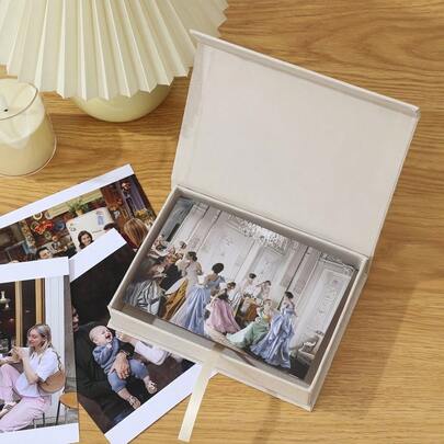 Stor kapacitet, enkel designad fotolåda, enkel att förvara värdefulla minnen