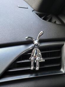 2pcs Car Decoration Cute Rabbit Interior Center Console Instrument Panel Screen Decoration Advanced High End Car Decoration Unisex - Rabbit - View 11