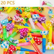 50/30/20/10 Pcs Colorful Party Whistles, Holiday Party Decorations, Colorful Blower Sound Props, Random Colors, Party Event Gifts, Birthday Party, Wedding Gifts, Halloween, Christmas, Back To School Season, Birthday Gifts,Event Atmosphere Creation Tools