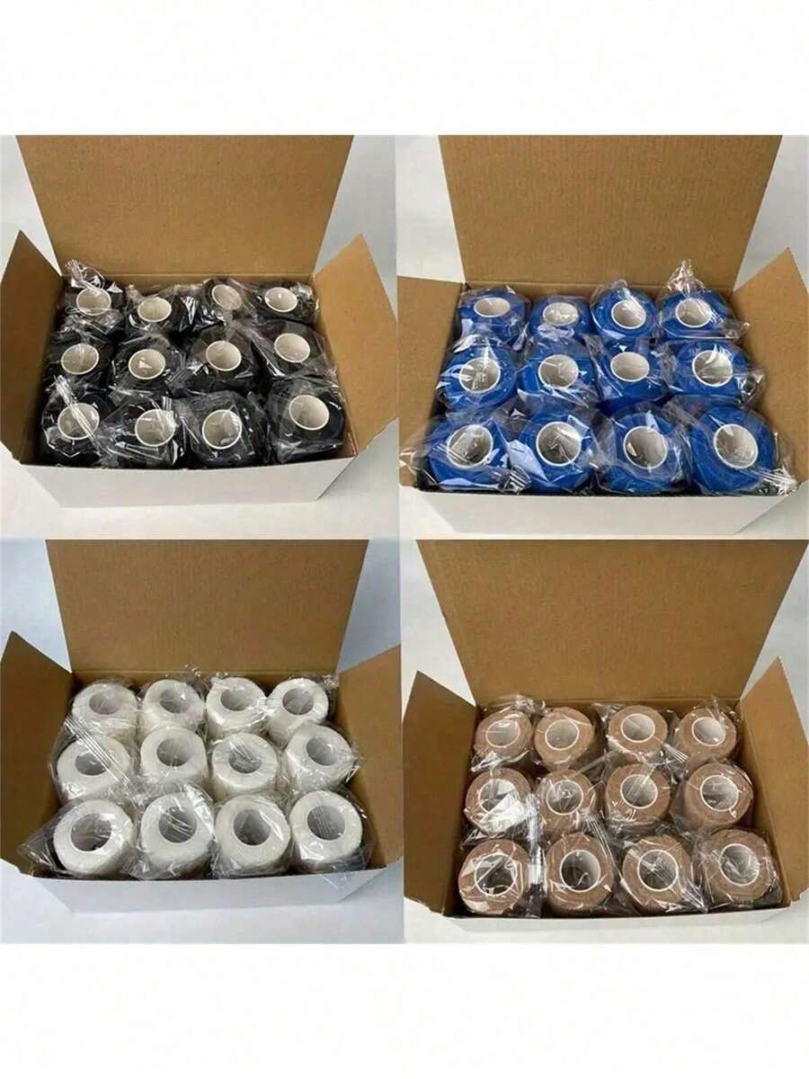 30/15 miếng băng quấn thể thao đàn hồi tự dính - Thích hợp để bảo vệ ngón tay, mắt cá chân, cổ tay, eo, đầu gối và khuỷu tay (Không có hộp đóng gói) Kích thước nhỏ gọn - Nhiều màu - Xem 1