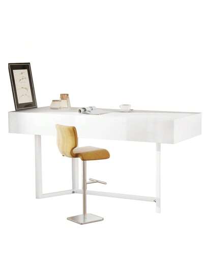 Folding Bureau 120*55cm Multifunctional, Foldable, European Plugs, Clamshell To Hide Clutter Families Cats Babies view 2