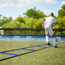 1pc Football Agility Ladder With Carry Bag, Speed Training Equipment - Multicolor - View 4