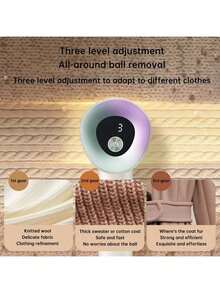 PHILIPS 毛球修剪器 除球不傷衣 微弧蜂巢護衣網 6葉刀片高頻切割 三檔調整智慧控速 持久續航 GCA2200/70 - 紫色 - 查看 3