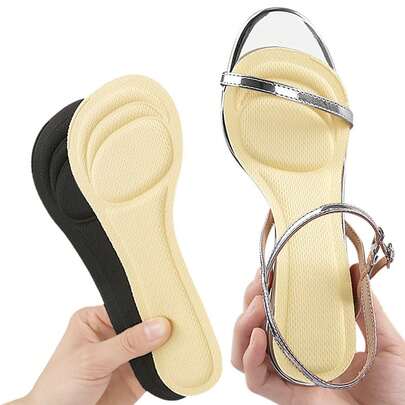 1 对海绵垫，自粘，防滑，柔软，吸水，减震，可修剪