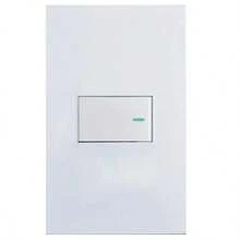Interruptor Simples Caixinha 4x2 Branco 1 Tecla - Branco - Visão 1