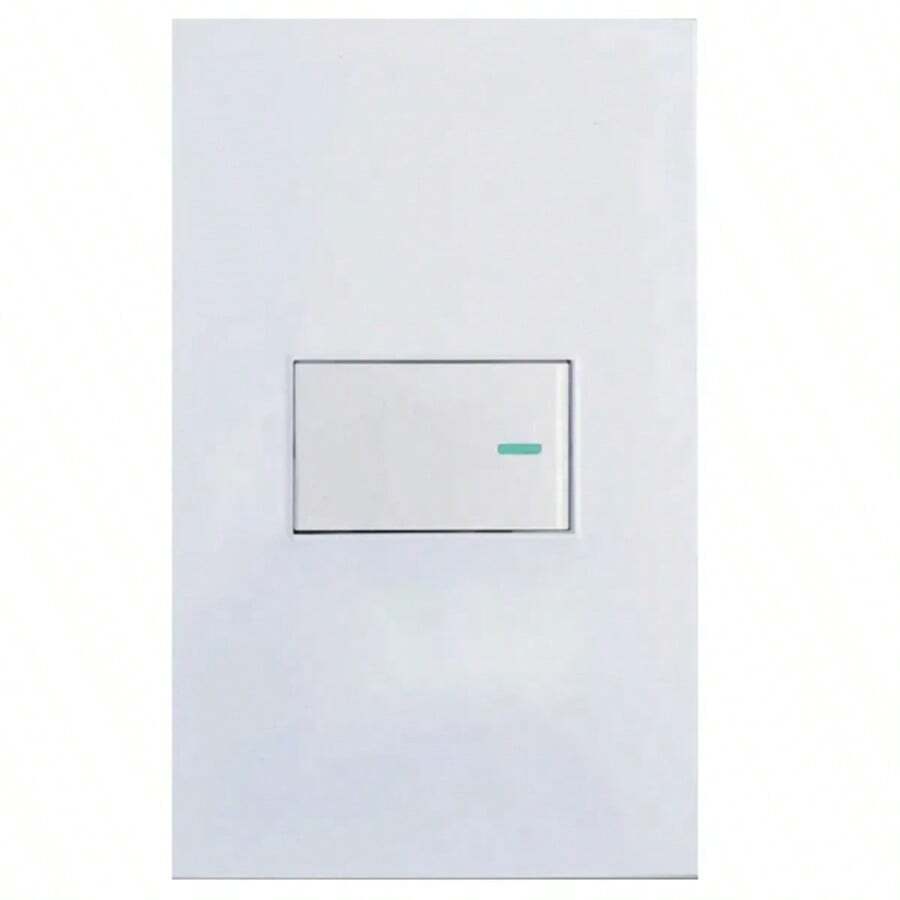 Interruptor Simples Caixinha 4x2 Branco 1 Tecla - Branco - Visão 1