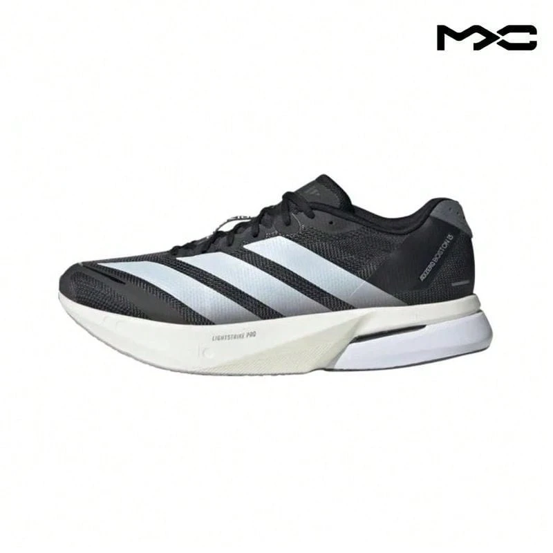 Adizero Boston 13 'Black White Grey' Core-Black Cloud-White Grey-Five Sneakers Men JS4938 - 彩色 - 查看 1