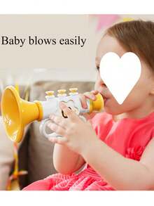 1入組有哨子功能的羊角玩具，有趣的風琴玩具 - 彩色 - 查看 3