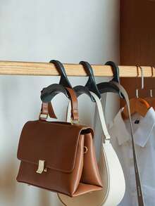 6/3/1pc Handbag Hooks, Closet Organizer Hangers, Storage Rack For Handbags, Backpacks, Hats And Scarves