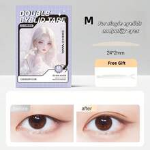 OEIEZ 无胶隐形双眼皮贴，2025新款眼皮贴，适合内双，防水隐形双眼皮贴，天然纤维蕾丝眼皮提拉条，打造自然妆容（S+M+L），化妆，便宜，房间装饰，梳妆台，旅行，卧室，化妆配件，便宜，圣诞礼物，化妆，化妆工具，便宜货，礼物，女士礼物，圣诞礼物，赠品，旅行，便宜货，旅行必备 - 彩色 - 查看 2