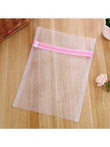 1/3/6pcs Nylon Mesh Laundry Bags For Delicate Clothing Protection, Garment Care Washing Net Bags, Fine Knit Fabric Wash Bags For Machine Washable Clothes, Minimalist Home Organization Storage Bags, Protective Net Mesh Bags For Spring Summer Delicate Garments, Clothing Protection Bags For Gentle Wash Care - Multicolor - View 8
