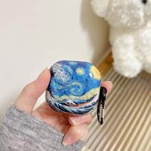 三星 Galaxy Buds 大理石纹 TPU 保护壳，适用于 Buds 2/Pro/Pro 2/Live/FE，防刮防滑纹理，时尚亮丽 + 可拆卸登山扣 - 彩色 - 查看 49