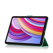 适用于小米 iPad Redmi Pad Pro 12.1 英寸 2024 POCO Pad 平板电脑智能保护套 PU 材质 自动休眠唤醒