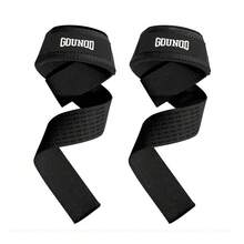 SKDK 1 par Cinturones elevadores de levantamiento de pesas - Negro - Ver 1