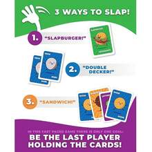 Slapburger | Hilarious, Addictive, And Competitive Card Game, Suitable For Family Games - Fun Card Game For Birthdays, Classrooms, Camping, Game Nights, And Gatherings With Friends - Easy To Learn, 2 To 6 Players - Multicolor - View 4